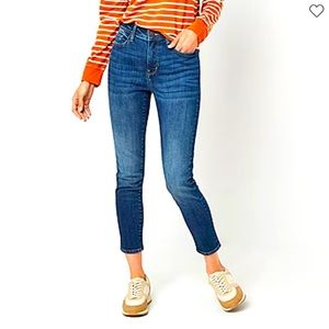 Ana High-Rise Skinny Ankle Jeans (12) NWT